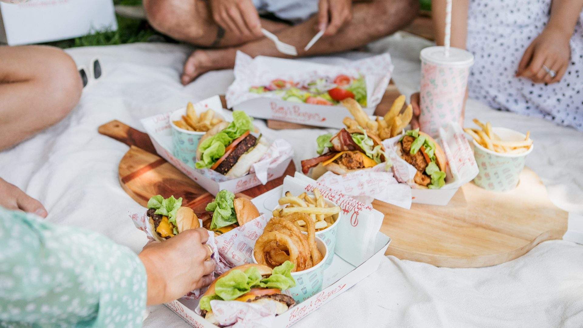 We're Giving Away an Epic Burger Picnic for You and Your Besties