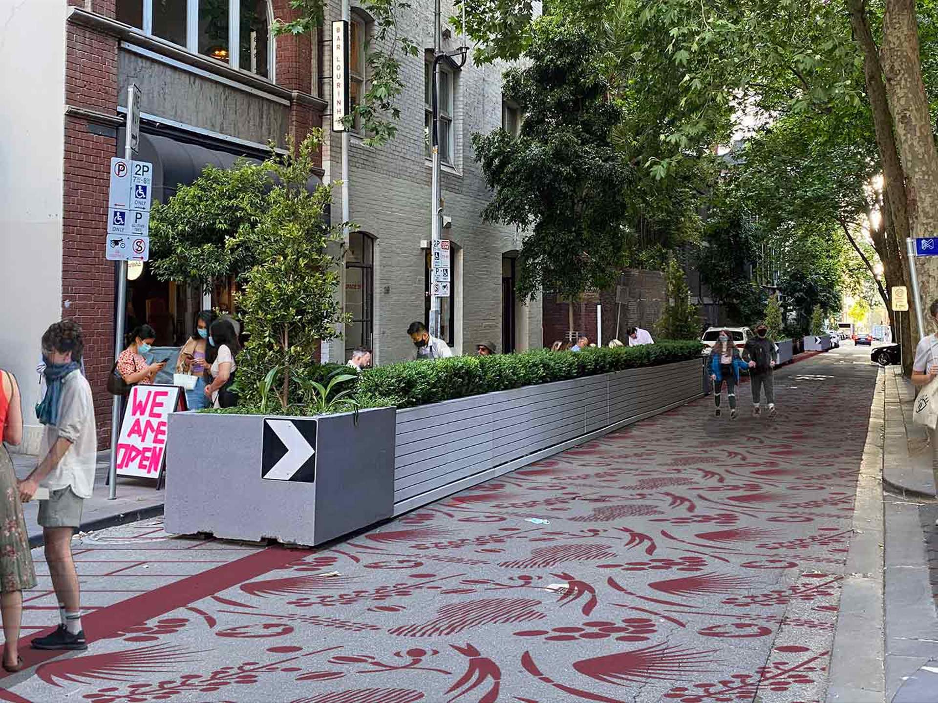 Melbourne's CBD Streets Are Getting Kitted Out with Indigenous Flora and  Fauna Stencils - Concrete Playground