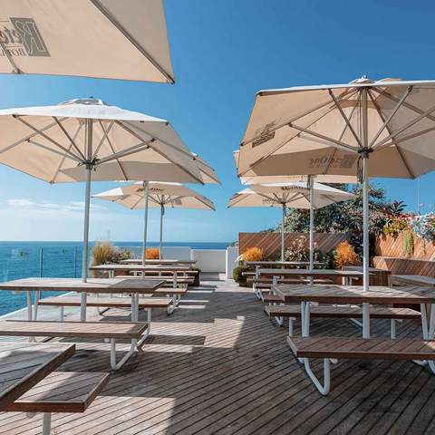 The Icebergs Terrace Has Transformed Into a Lush Pop-Up Bar Overlooking Bondi Beach for Another Summer