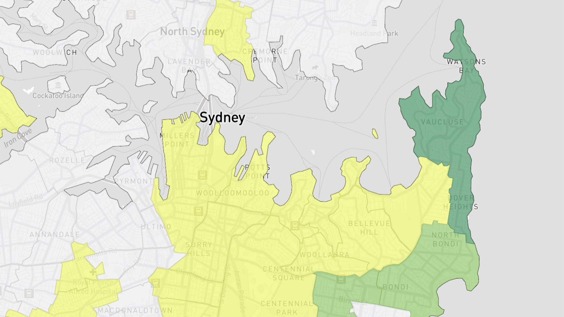 NSW Government COVID map 01 210708