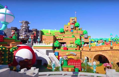 Take a Sneak Peek at Japan's New Super Nintendo Theme Park and Its 'Mario Kart' Ride