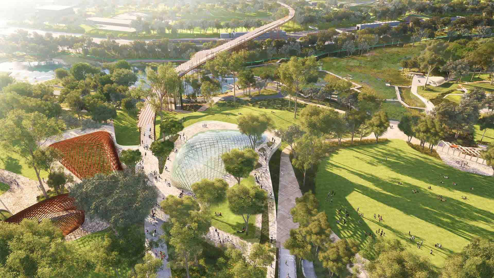 Brisbane Is Set to Score a 64-Hectare Inner-City Public Park with a Huge Lake and a Tree House Lookout
