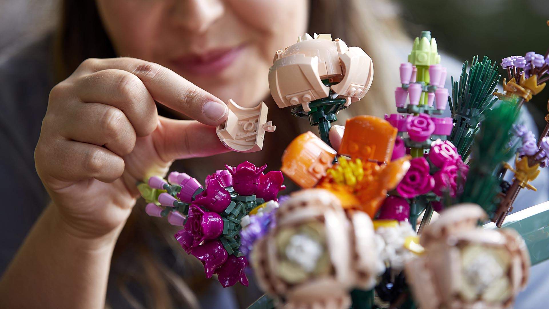 Lego's Cute New Floral Kits Let You Build Your Loved Ones a Bouquet That'll Last Forever