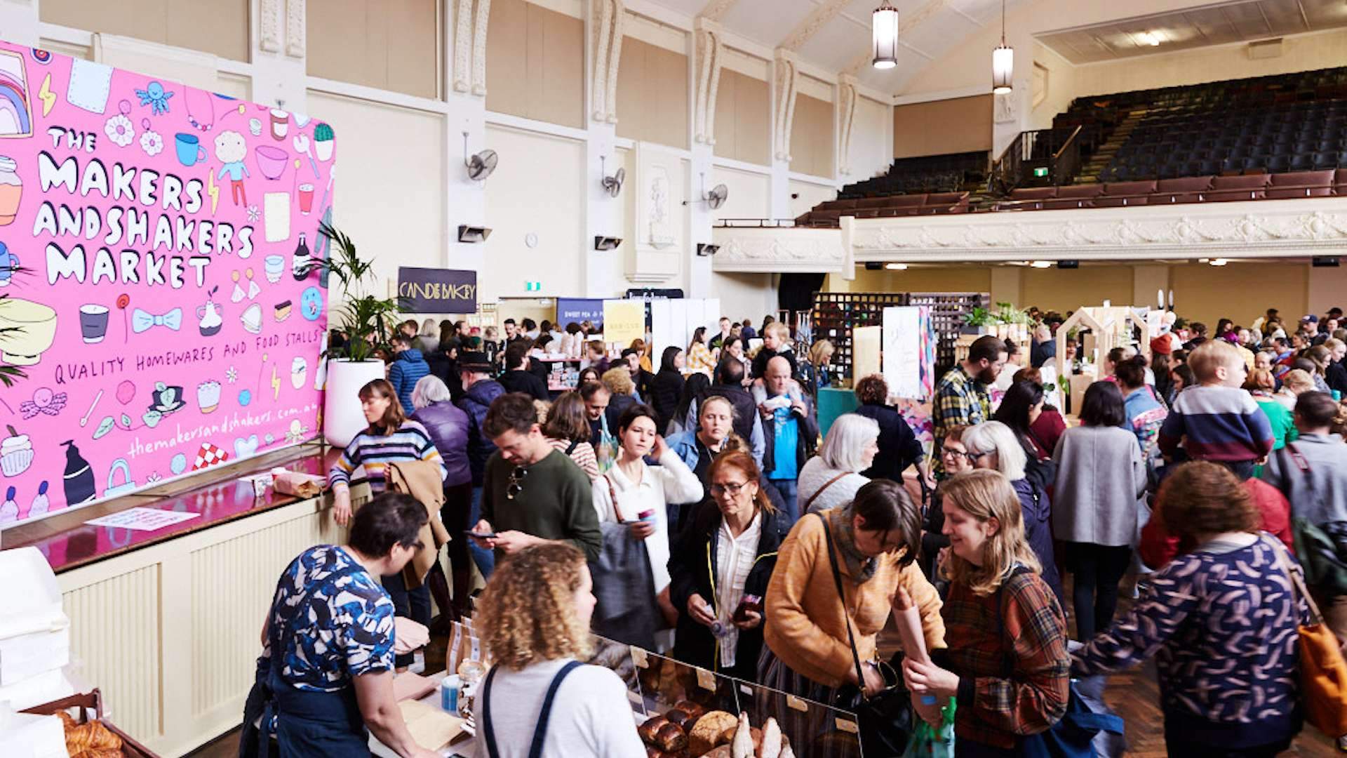 The Makers and Shakers Fitzroy North Community Market, Melbourne