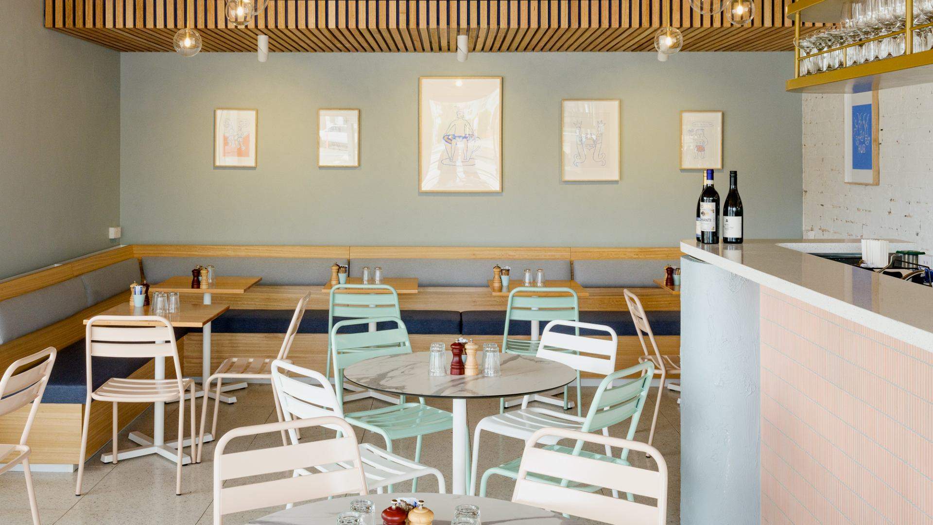 Cafe Bondi Is the New Eastern Suburbs Eatery Combining Pastel Hues with Breakfast Cocktails
