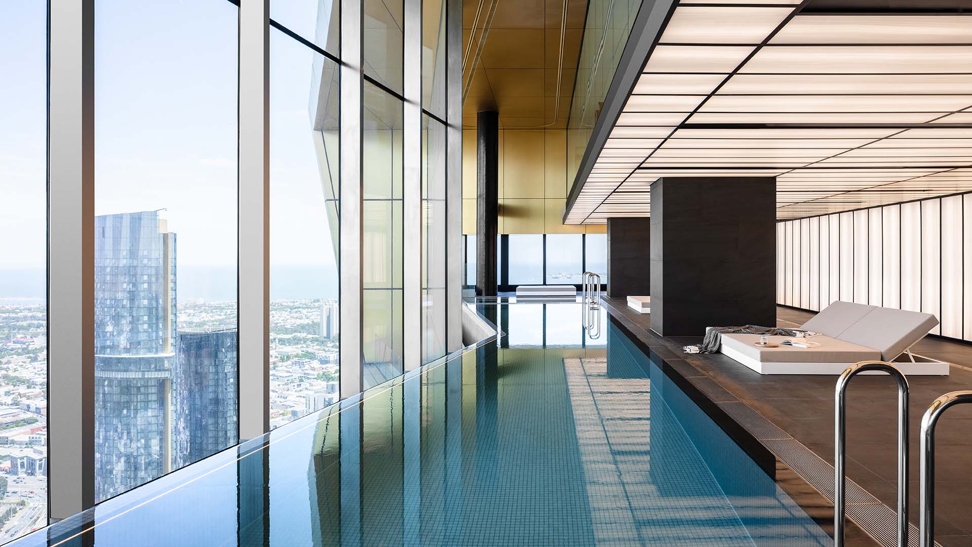 Melbourne's Australia 108 Tower Is Now Home to Two Infinity Pools 212 Metres Above the Ground