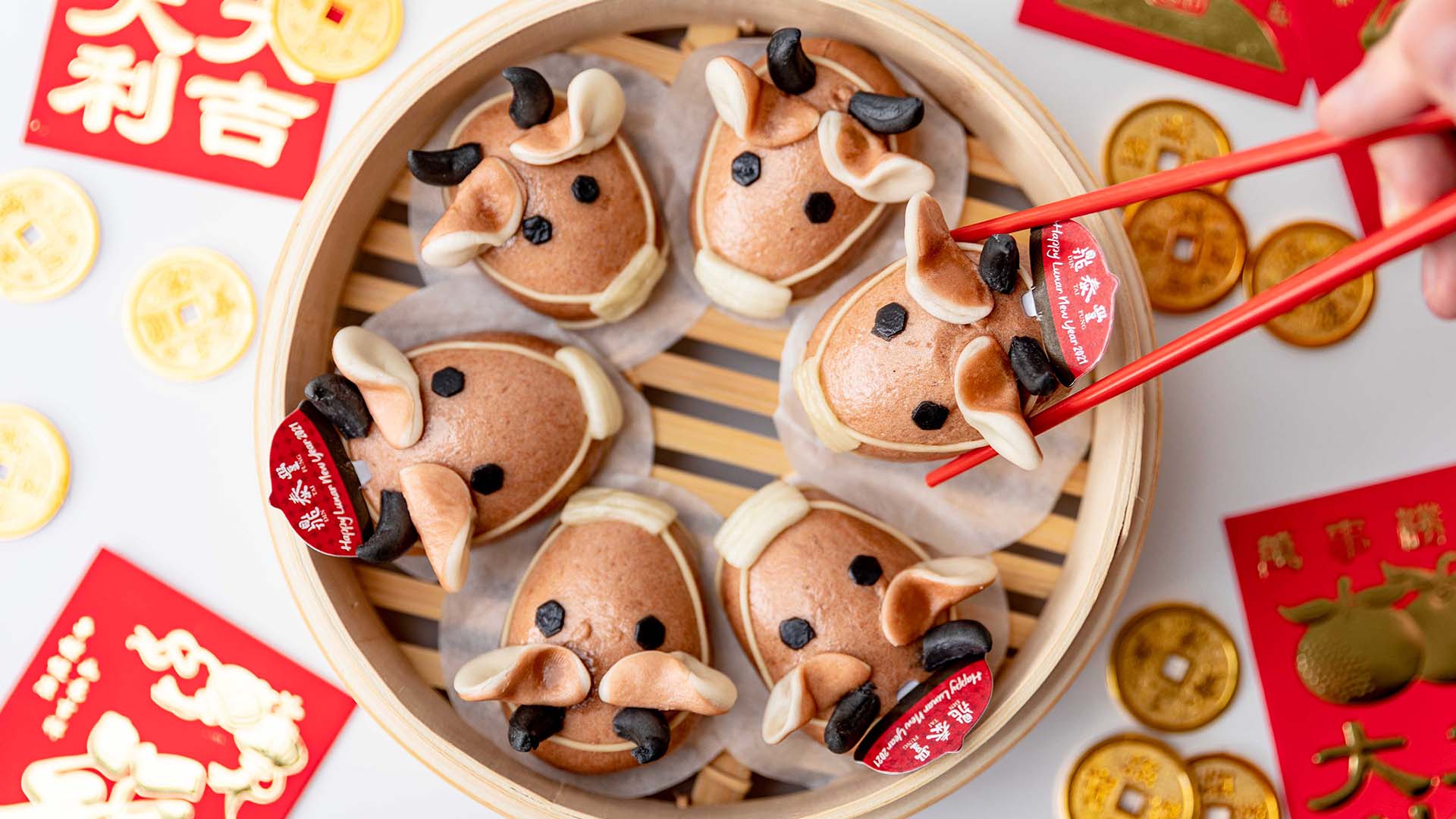 Din Tai Fung Is Making Adorable Ox Buns for Lunar New Year