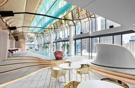 Melbourne's Luxe W Hotel Is Now Open with a Sky-High Gold-Adorned Pool and Laneway Cocktail Bar