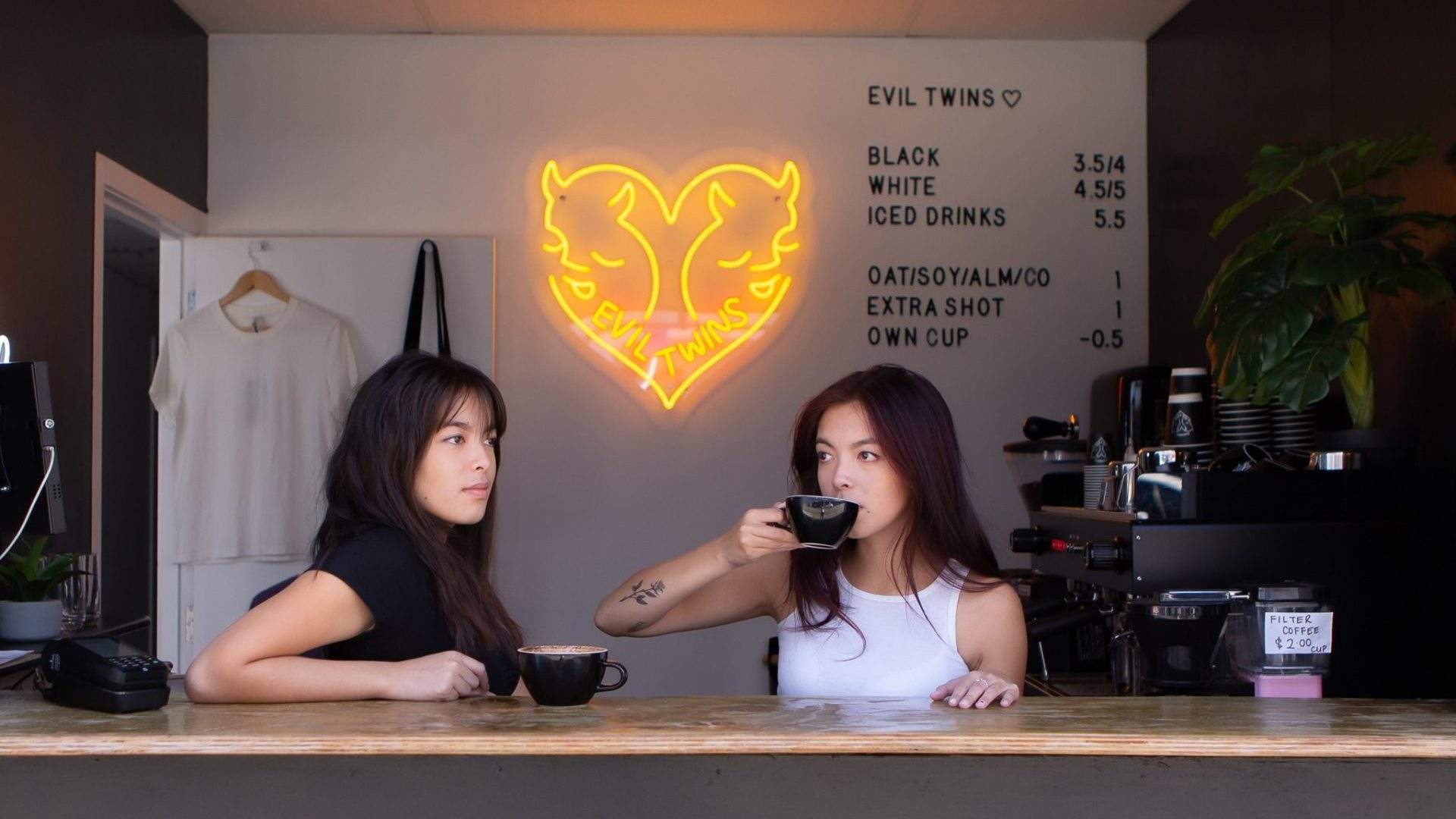 Evil Twins Is a New Hole-in-the-Wall Coffee Spot on Vivian Street