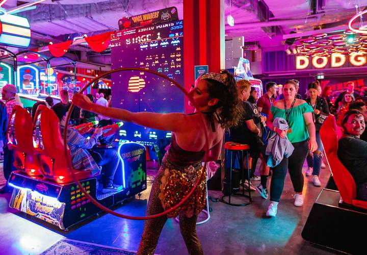 Background image for Archie Brothers Is Hosting Adults-Only Circus and Cocktail Pop-Ups in Its East Coast Arcade Bars
