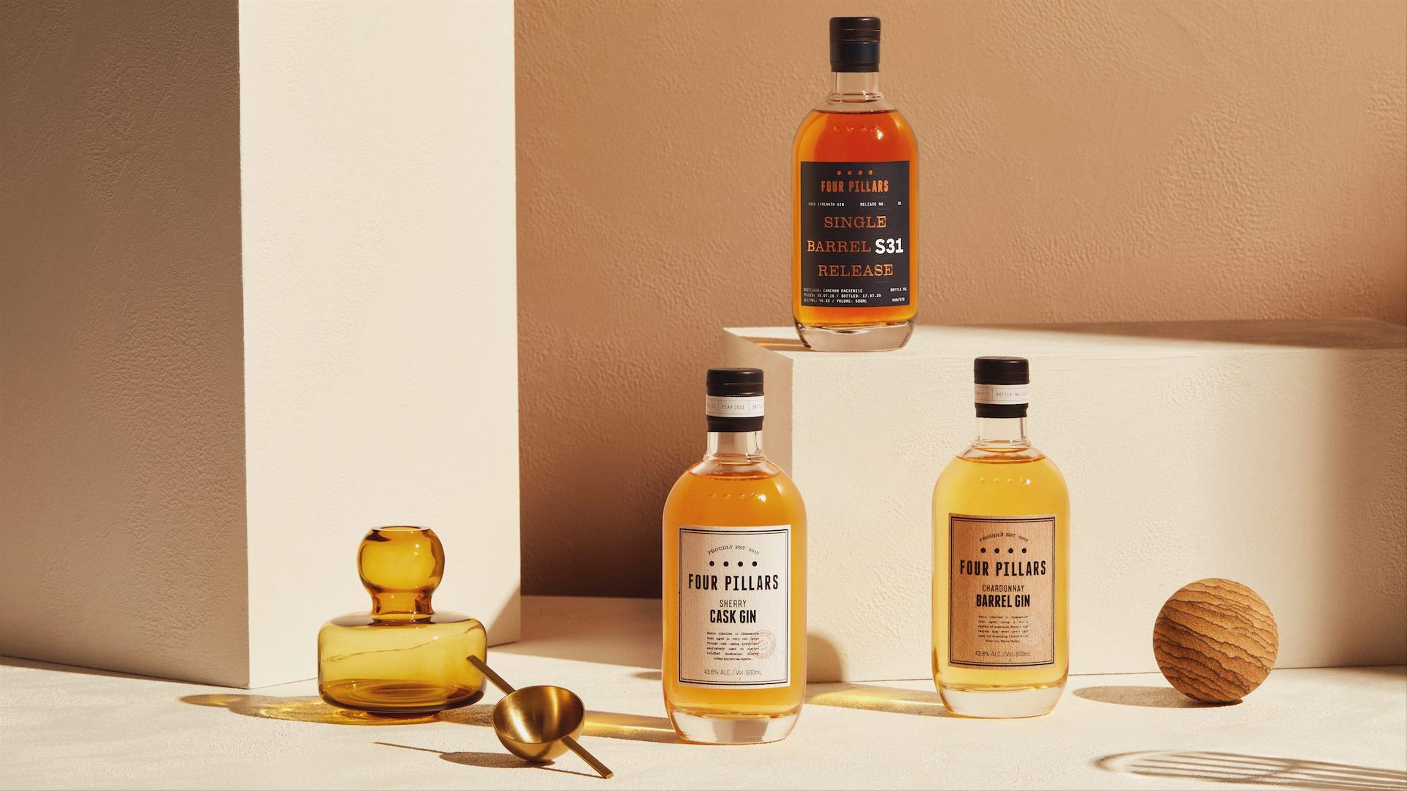 Four Pillars Has Released Its 2021 BarrelAged Gins So You Can Keep
