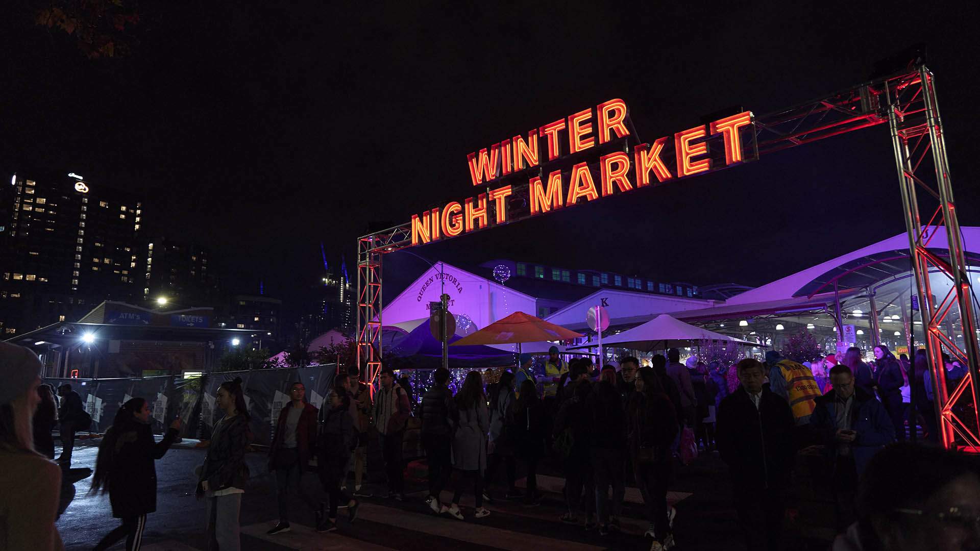 The Queen Victoria Winter Night Market Has Been Cancelled for the Second Year in a Row