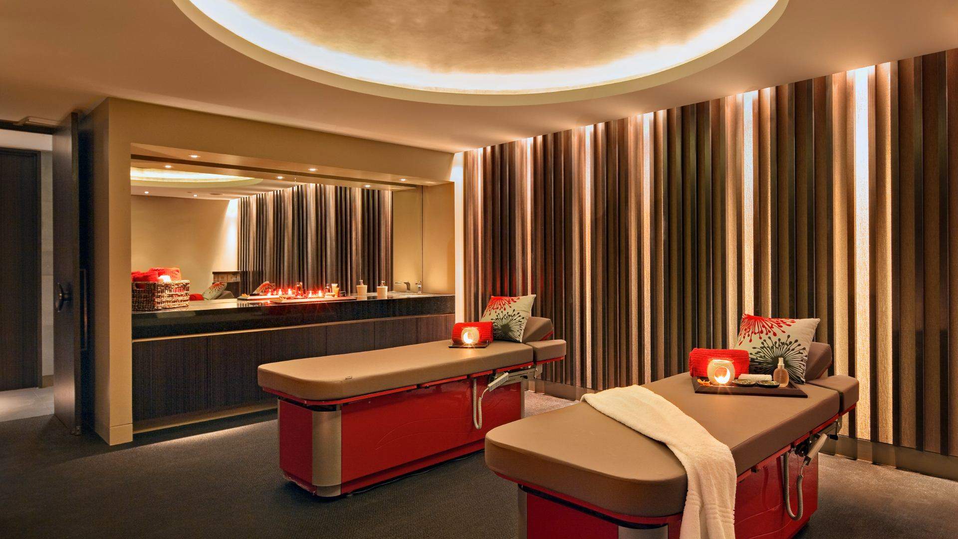 The couples' spa treatment room at Darling Spa - one of the best day spas in Sydney.