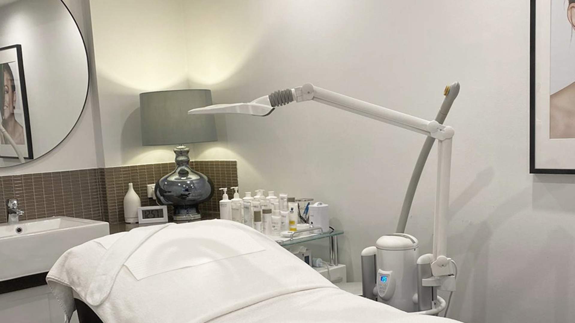 The treatment room for facials at karpati medispa - one of the best day spas in Sydney