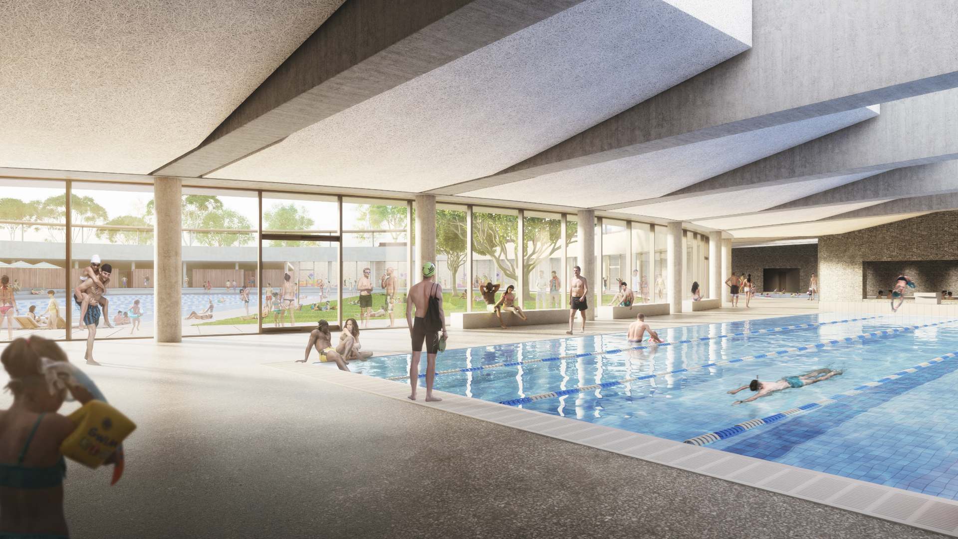 Parramatta Is Getting a New 40,000-Square-Metre Solar-Powered Aquatic and Leisure Centre