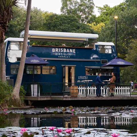 Brisbane Distillery Is Serving Tastings and Cocktail Flights On This New Double-Decker Gin Bus