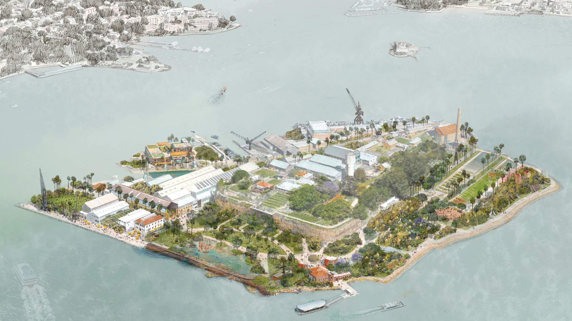 A Vision to Transform Cockatoo Island Into a Sprawling Arts and Culture