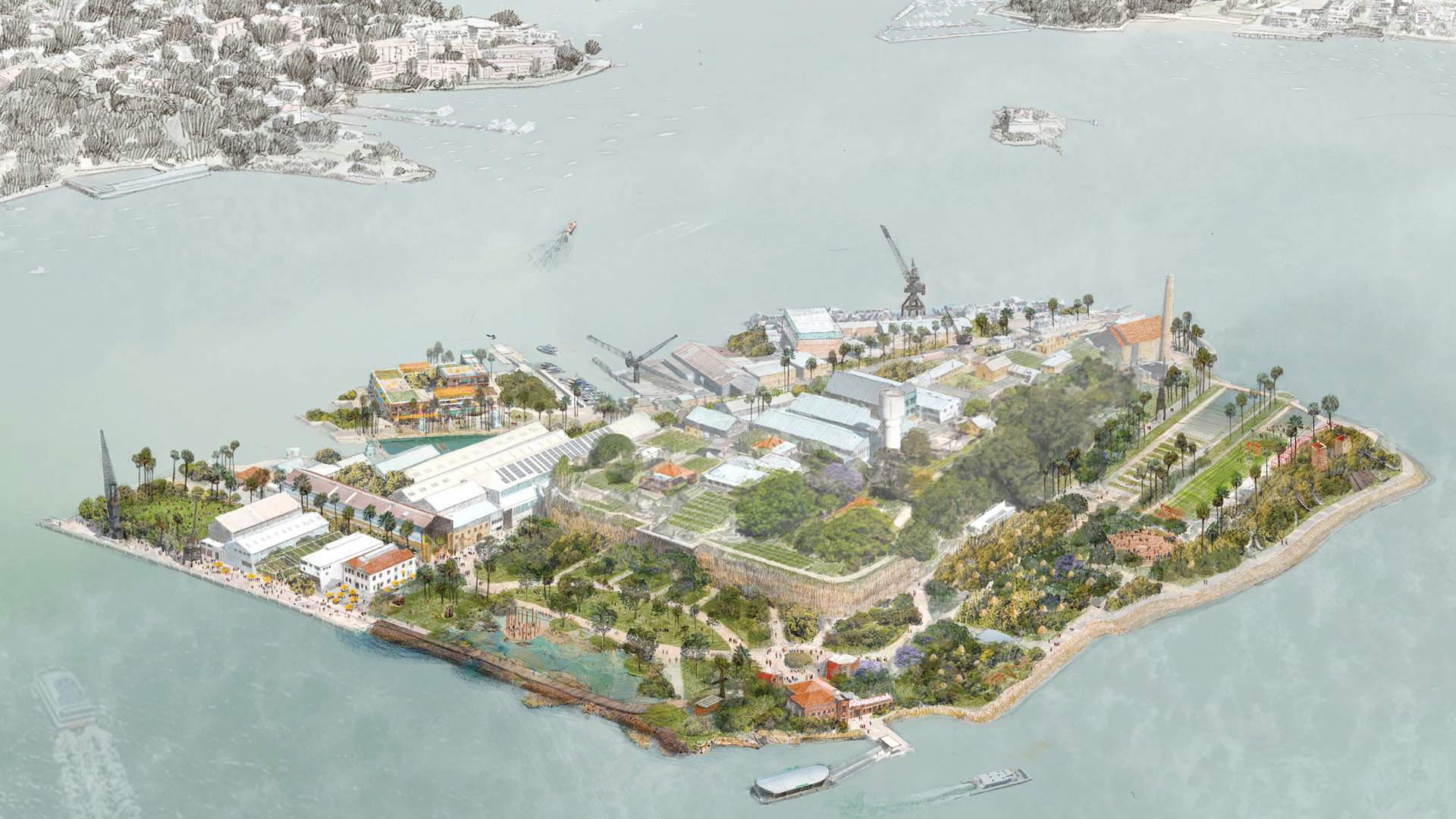 A Vision to Transform Cockatoo Island Into a Sprawling Arts and Culture District Has Been Revealed