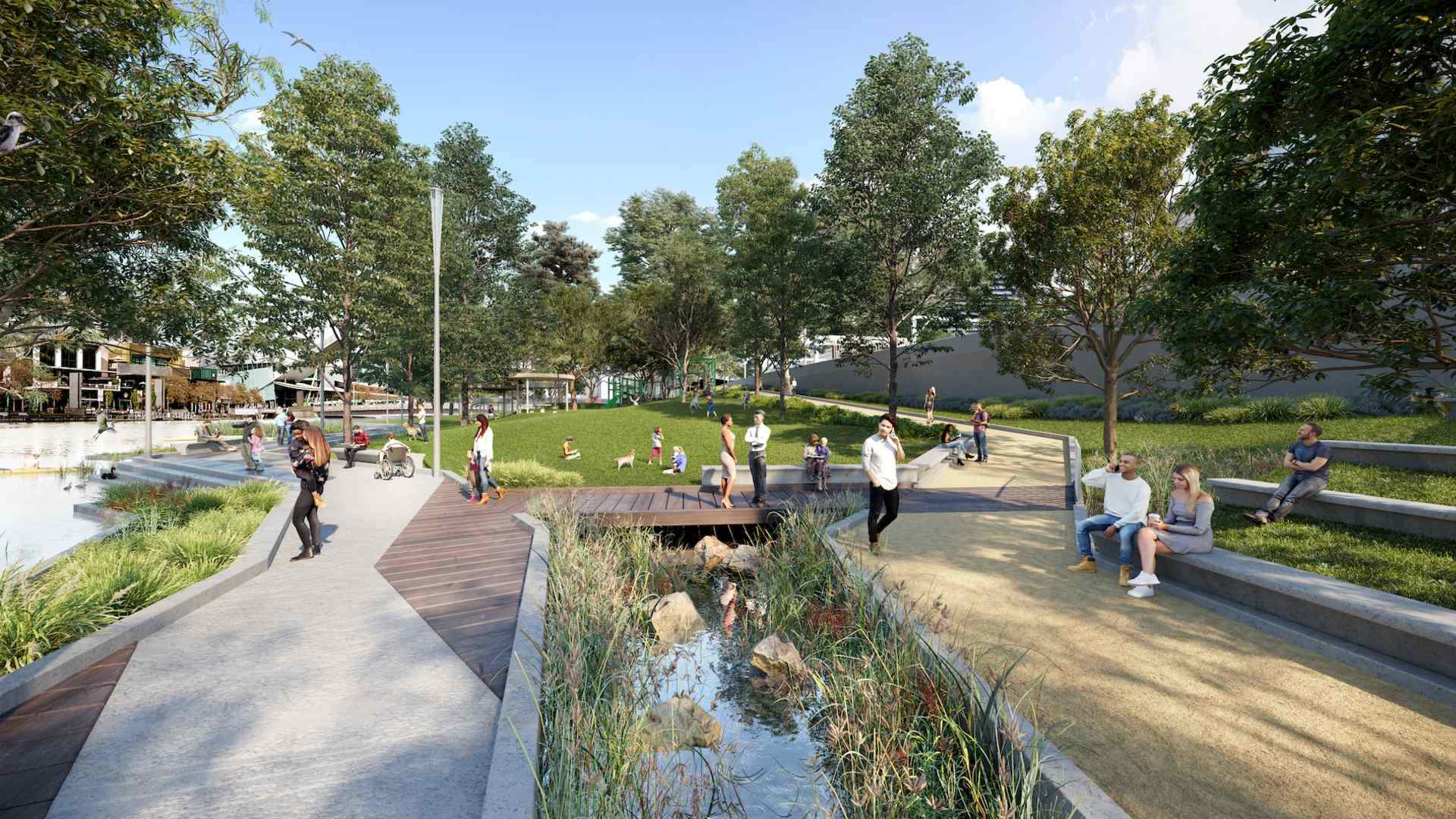 A Bigger, Greener Enterprize Park Has Reopened as Part of the Greenline ...