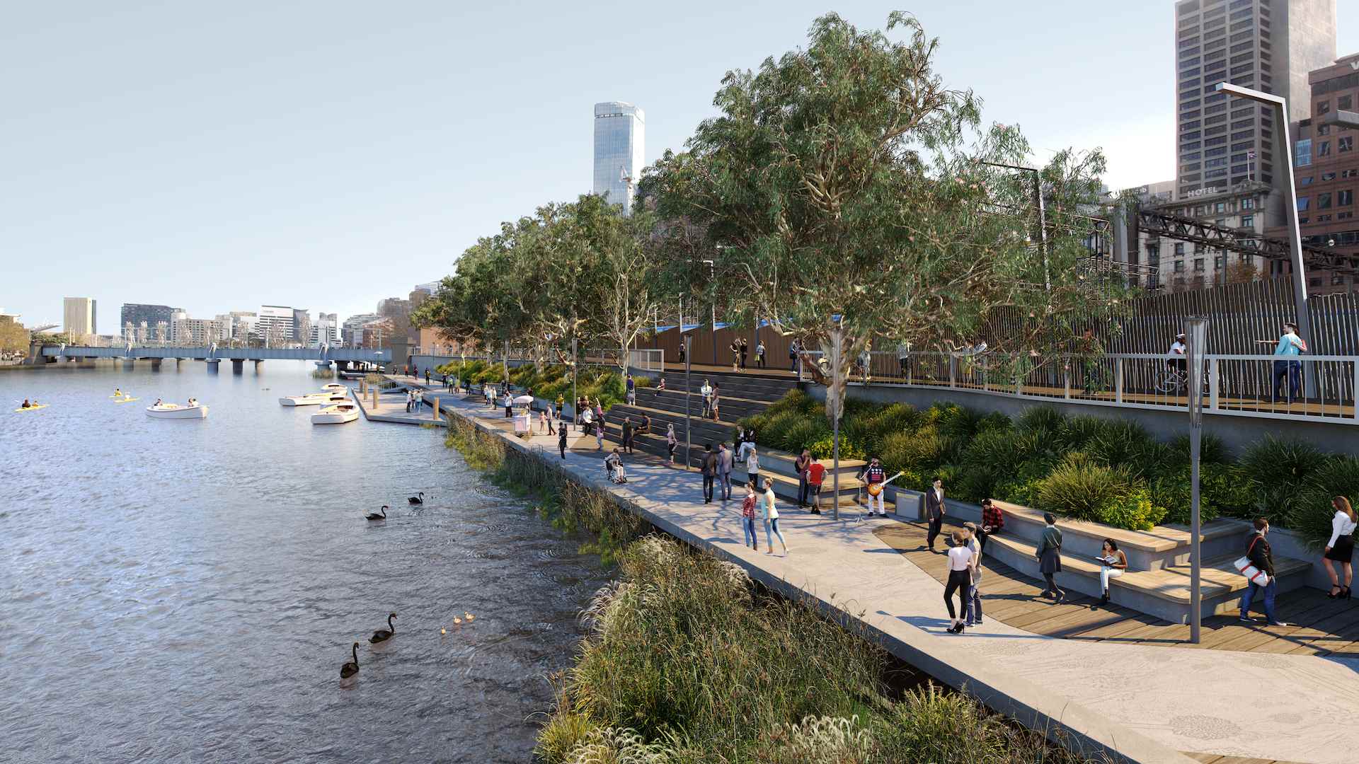 Check Out the Latest Plans for the Yarra's $300 Million 'Greenline'