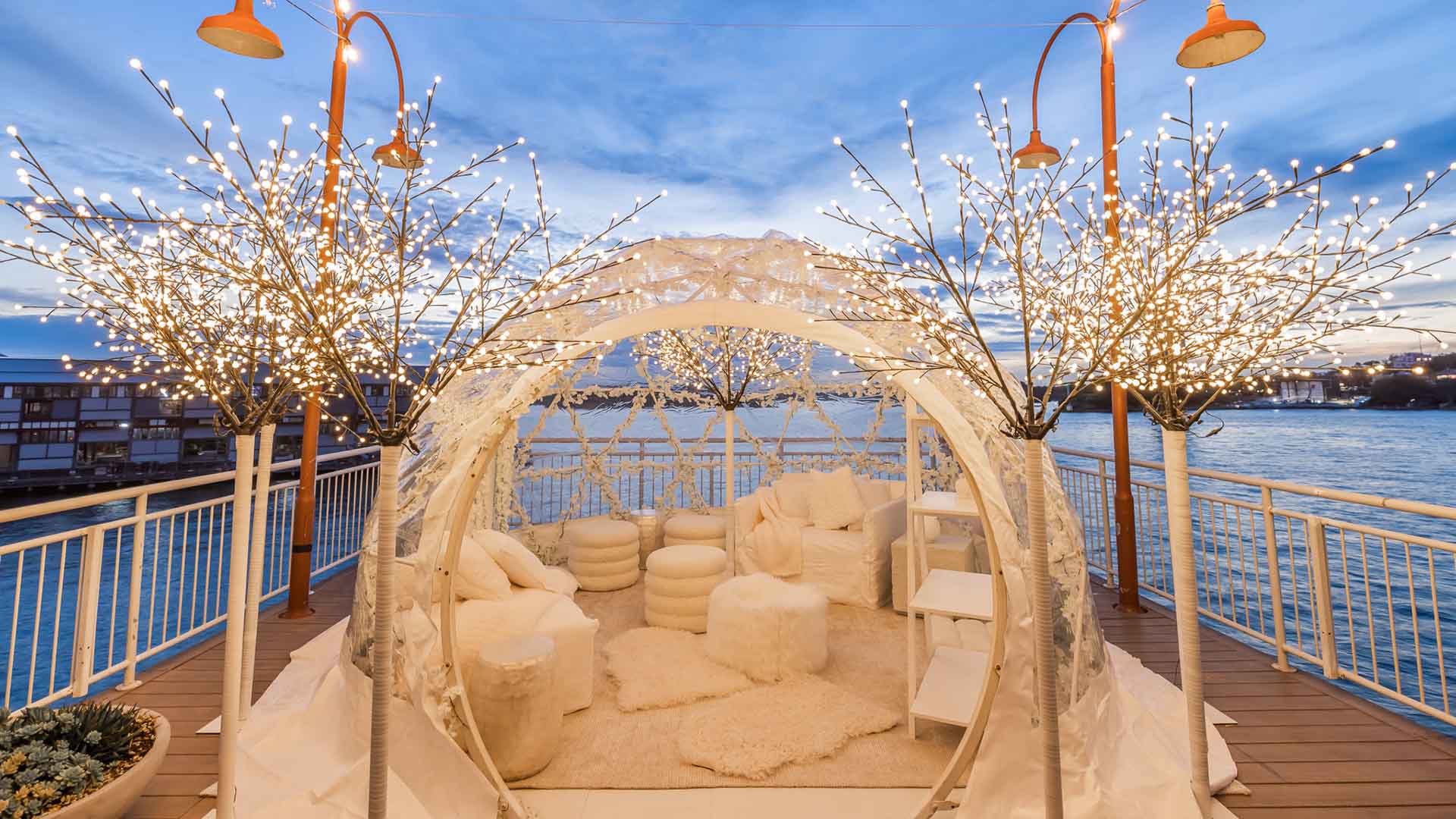 Igloos on the Pier 2022 Concrete Playground