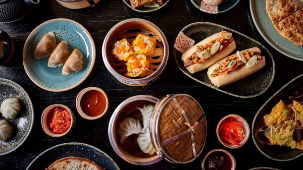 a selection of yum cha eats at Spice Temple