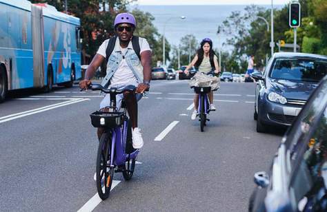 Beam and Neuron Will Start Rolling Out Purple and Orange-Hued E-Bikes Across Brisbane Next Month