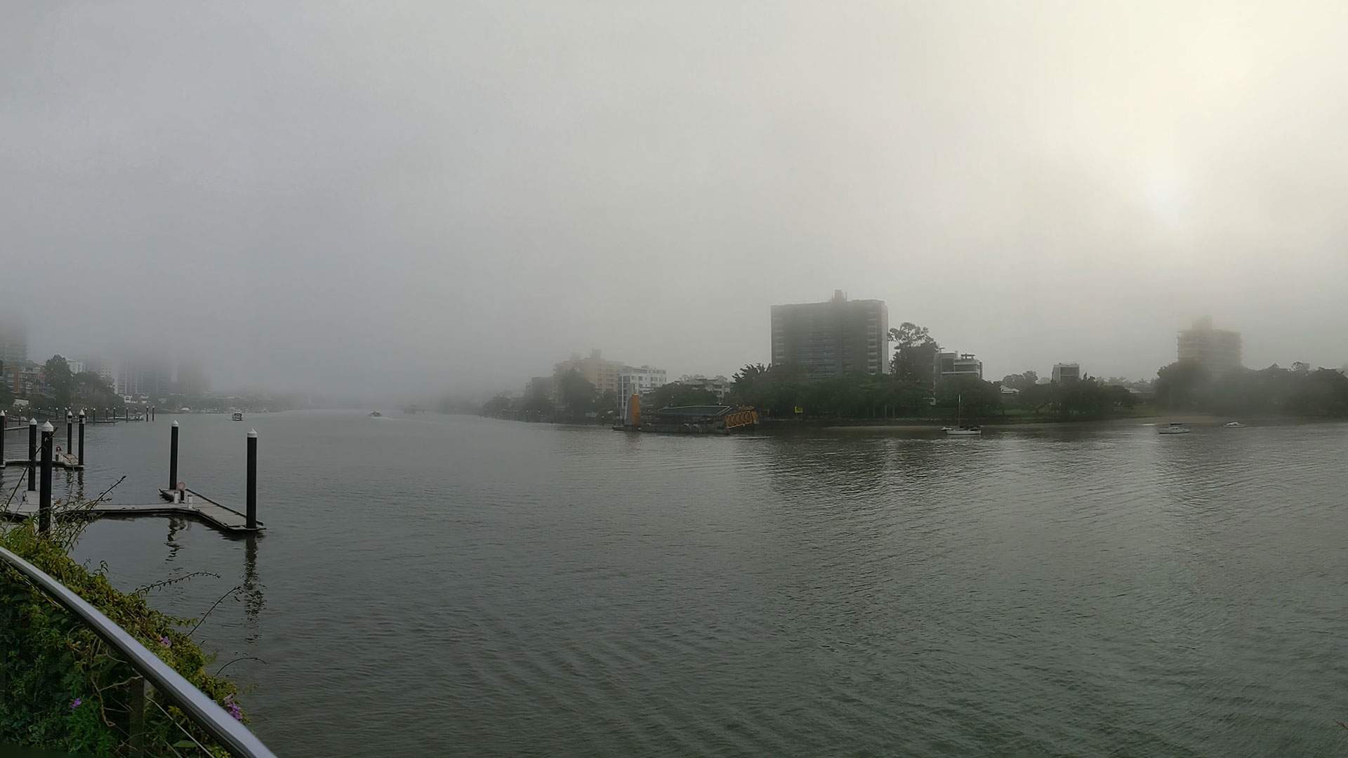Thick Fog Is Causing Reduced Visibility and Dangerous Driving Conditions Across Brisbane