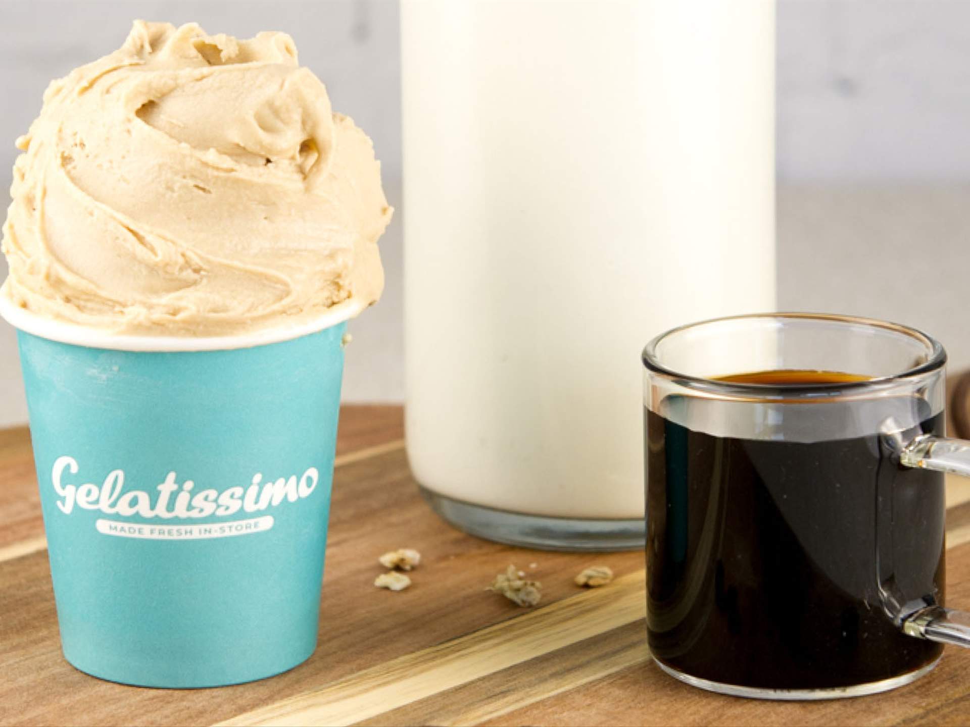 Gelatissimo Is Scooping Up Cold Brew Coffee Flavoured Vegan Gelato Made With Oat Milk Concrete Playground