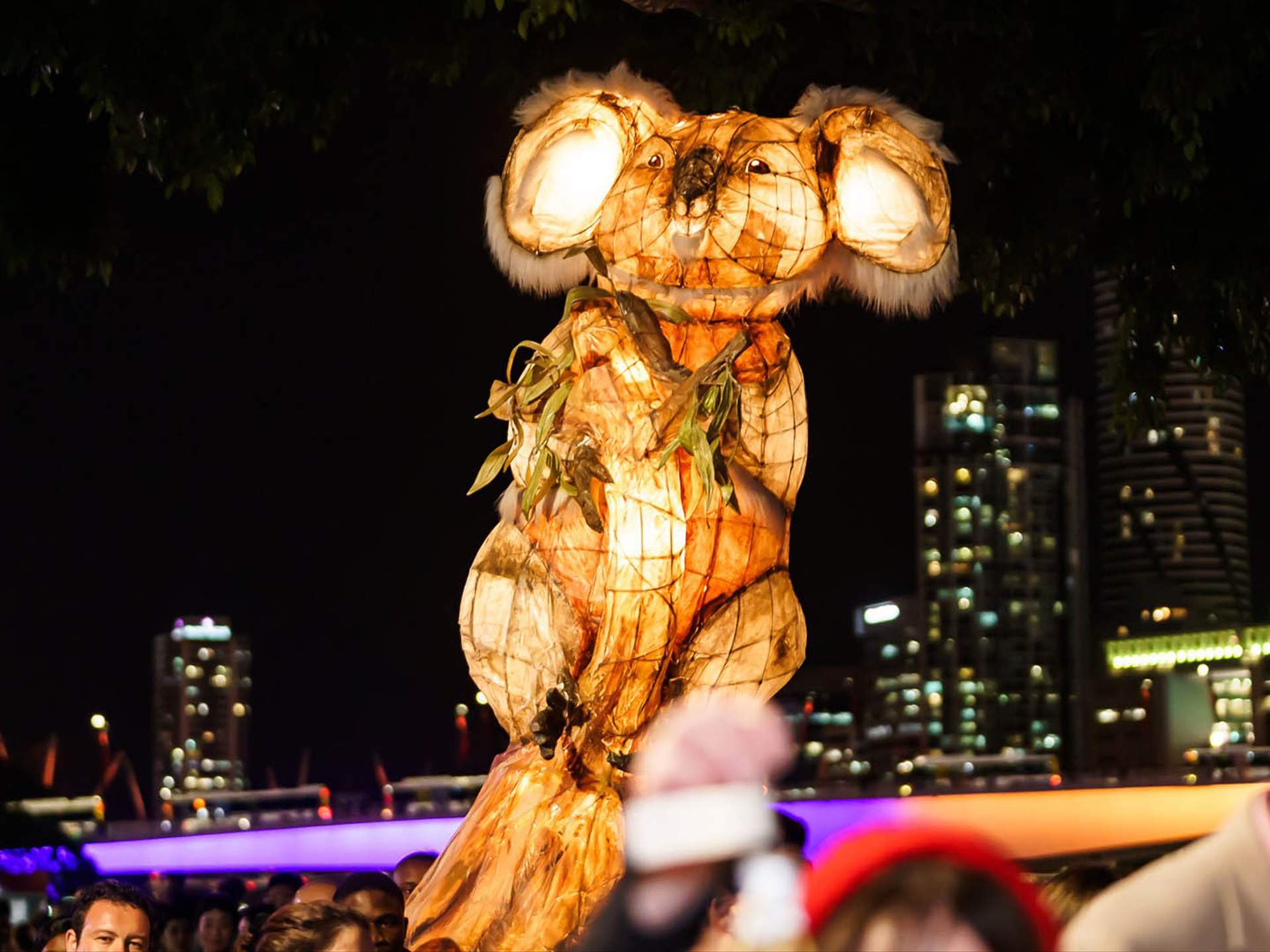 City Of Comer Christmas Parade 2022 Luminous Lantern Parade, Brisbane