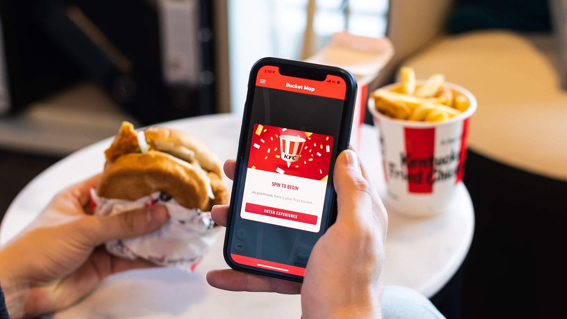 KFC's New Augmented Reality Game Takes You Hunting for Buckets to Win Cash and Chicken