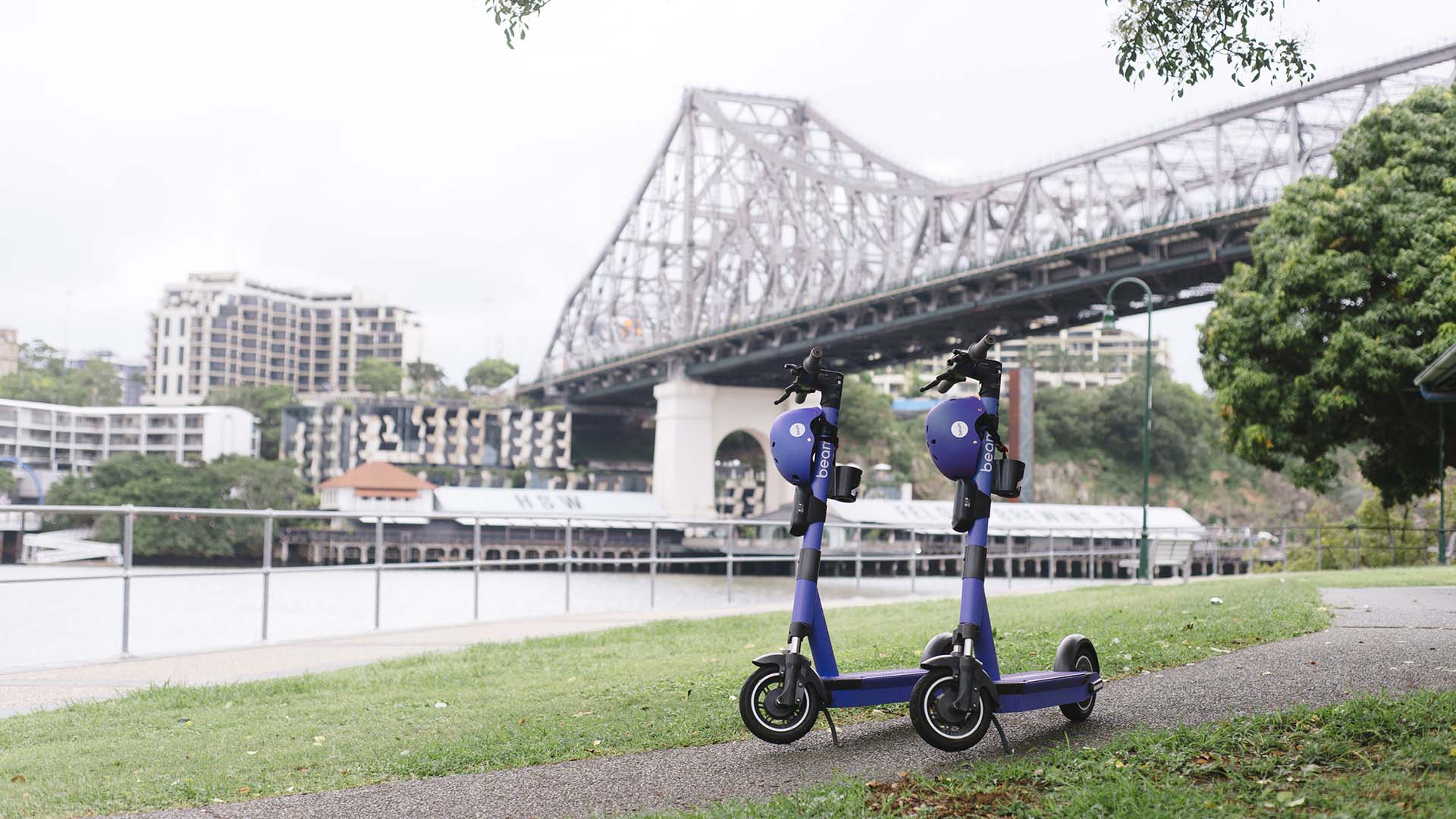 Beam Is Brisbane's New Purple-Hued E-Bike and E-Scooter Service with Designated Parking Spots