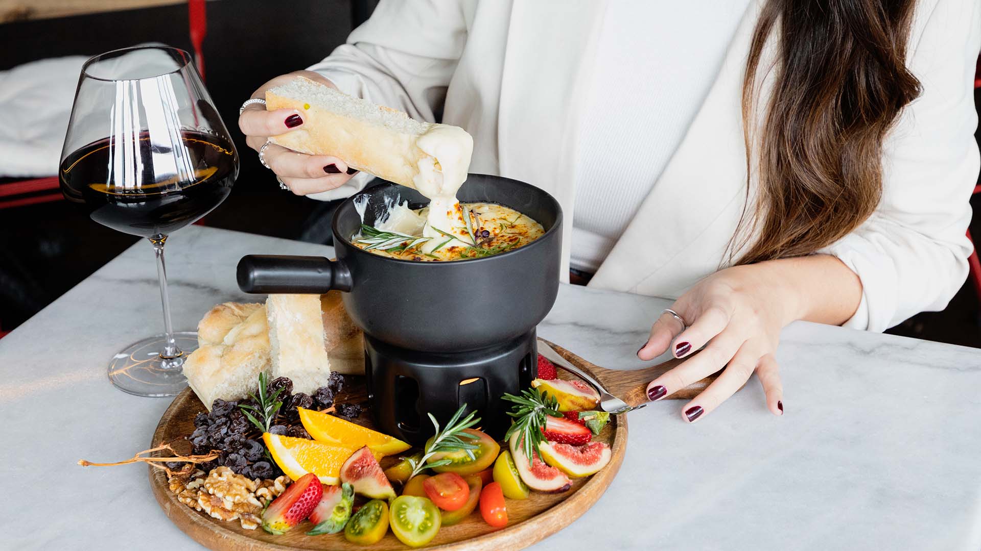 Bottomless Wine and Ten-Cheese Fondue