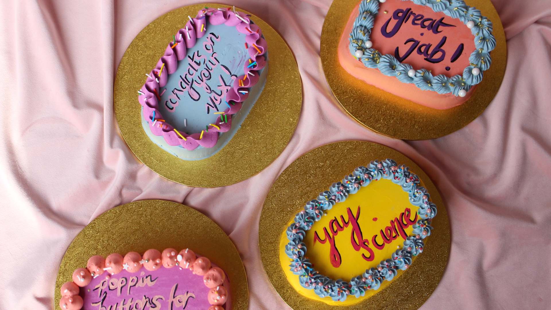 Local Bakery Beurre Is Serving Up a New Line of Cheerful Post-Vax Celebration Cakes