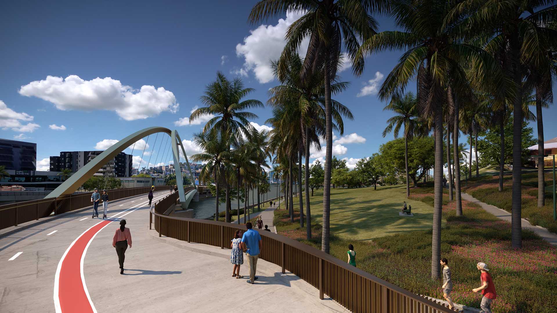 Breakfast Creek Is Getting an 80-Metre Green Bridge That'll Extend Kingsford Smith Drive's Riverwalk