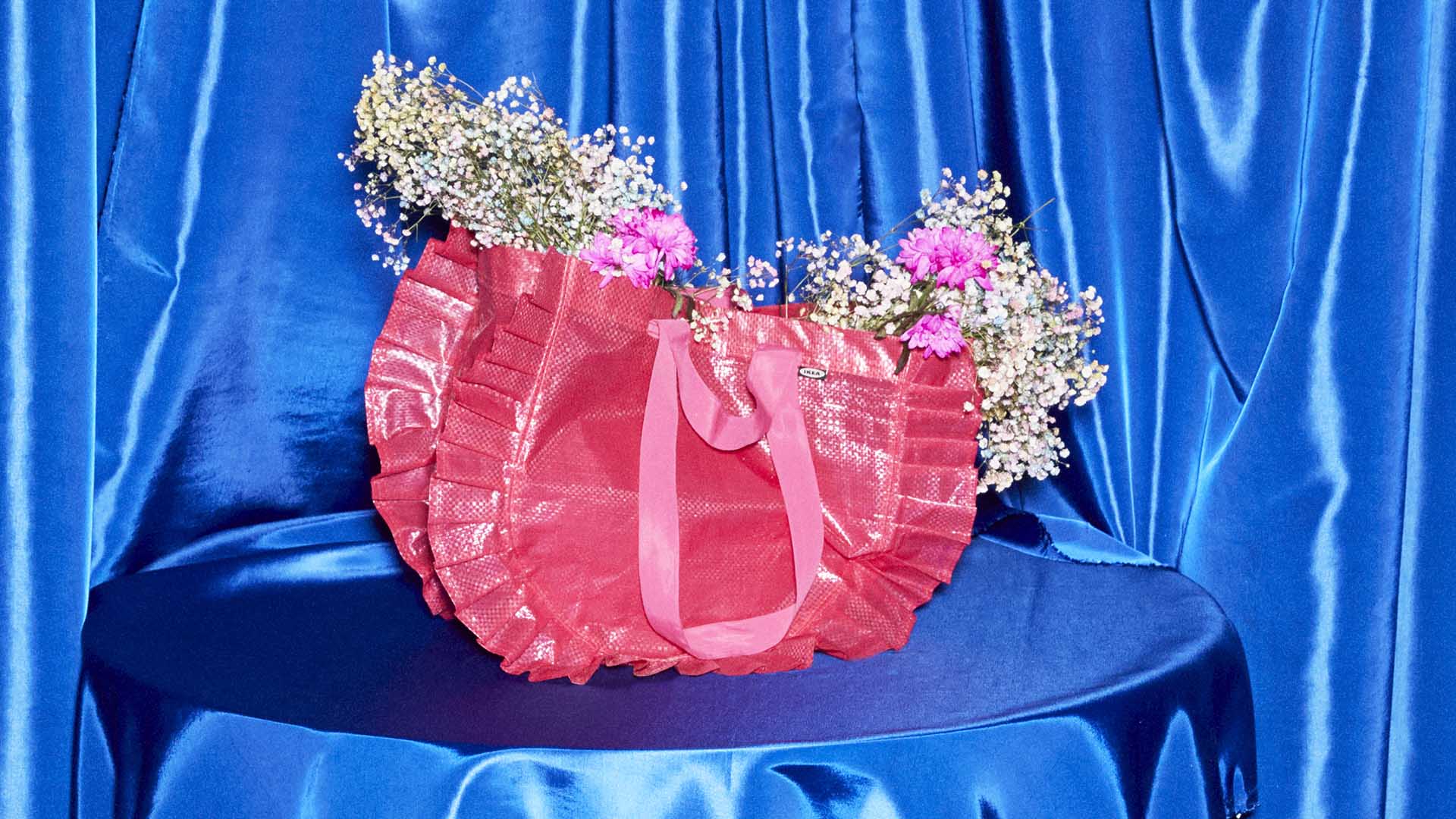 IKEA Is Launching a Pink and Frilly Version of Its Famed (and Super Handy) Frakta Bag