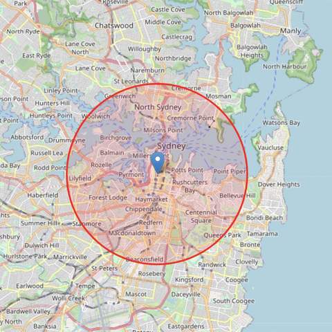 Here's How to Measure What's Five Kilometres From Your Home During Sydney's Lockdown