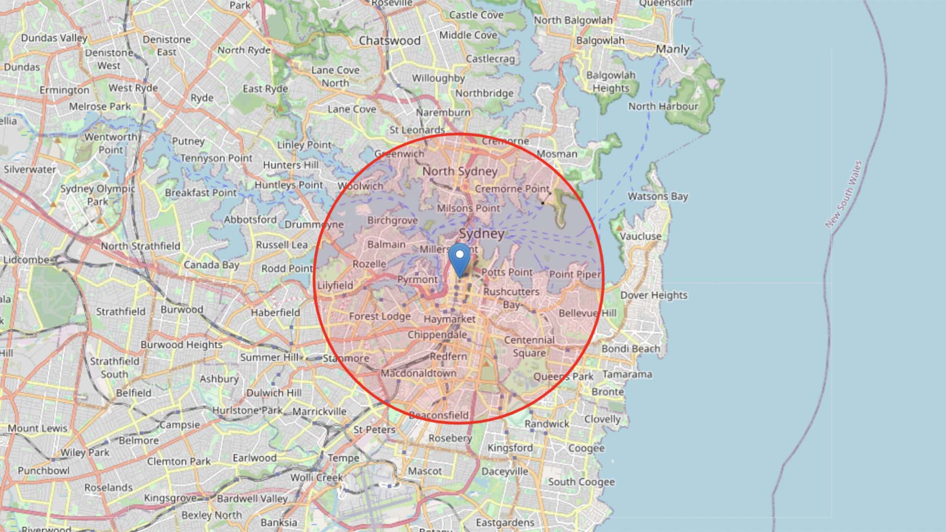 Here's How to Measure What's Five Kilometres From Your Home During Sydney's Lockdown