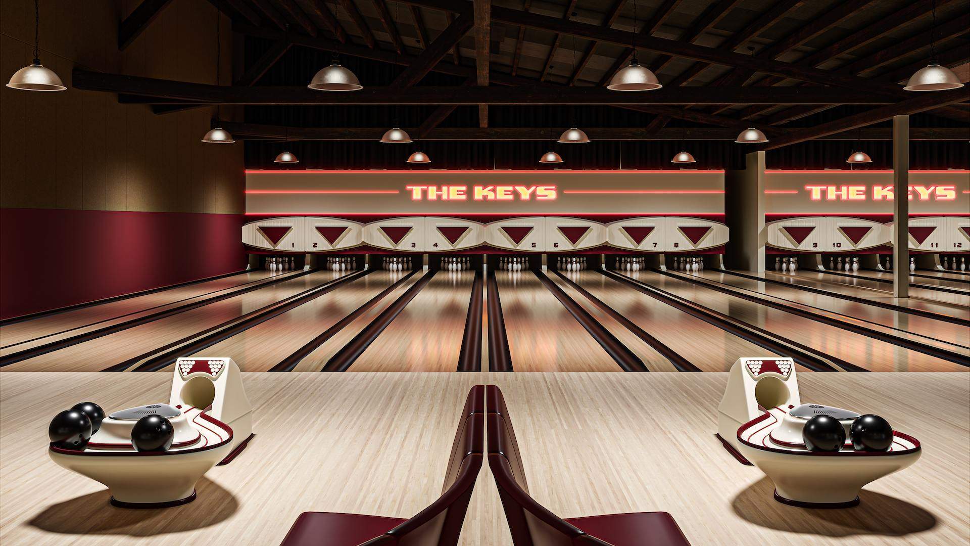 The Keys Is a New All-In-One Beer Garden, Arcade and Bowling Alley Opening This Summer