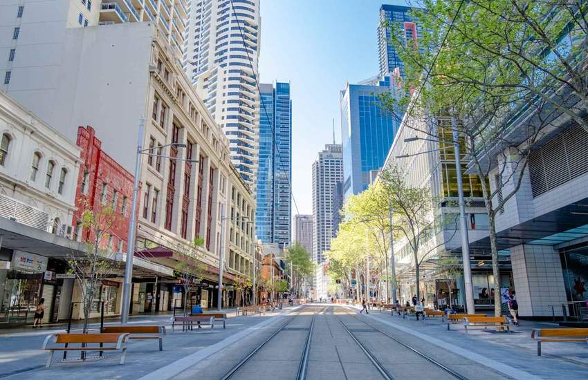 Background image for The First Section of George Street's New Pedestrian and Outdoor Dining Precinct Has Been Unveiled