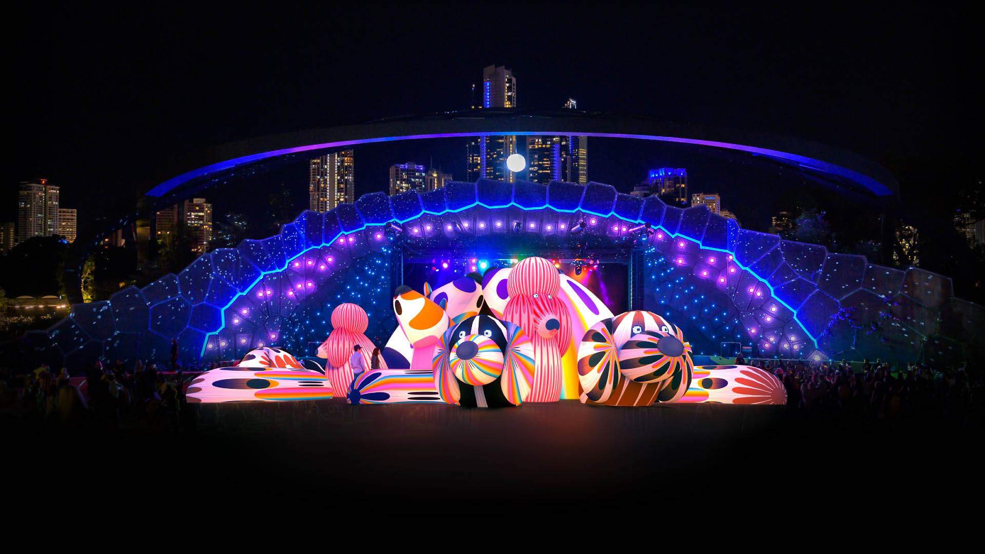 'Lost Dogs Disco' Is the Free Installation Bringing Towering Inflatable Canines to the Gold Coast