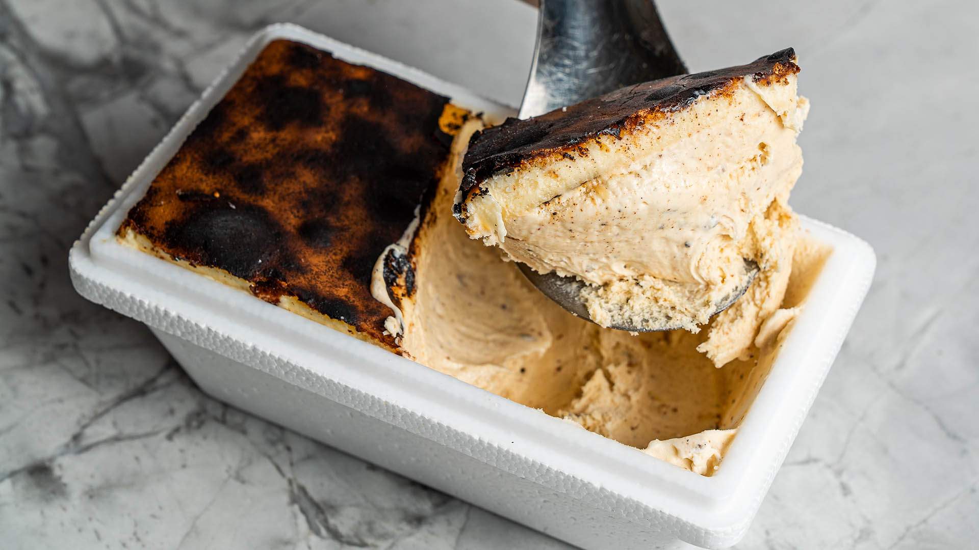 Messina Is Bringing Back Its Limited-Edition Tubs of Basque Cheesecake-Topped Gelato