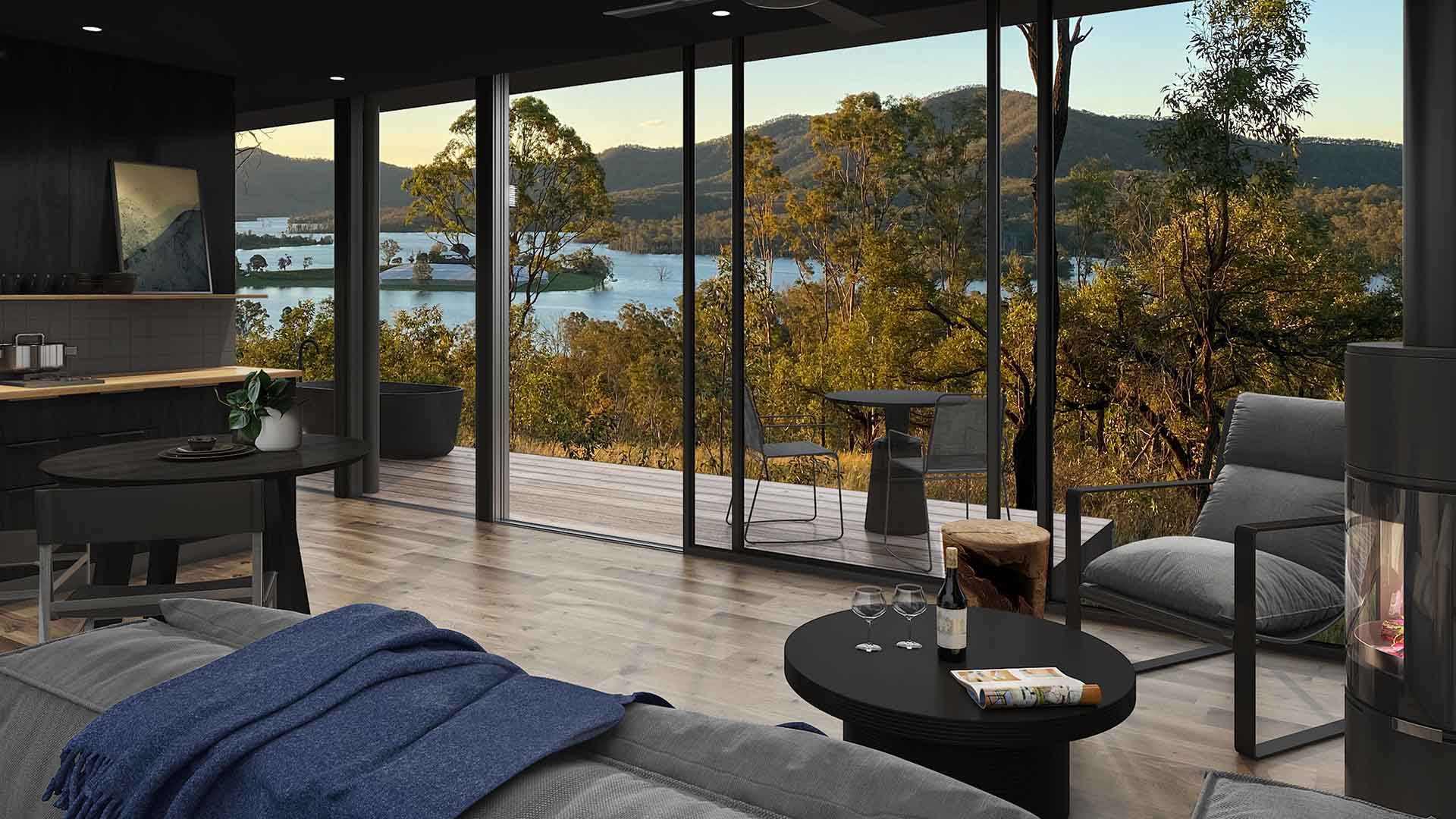 Sprawling Scenic Rim Winery The Overflow 1895 Is Opening Five Lakeside Eco-Cabins This Summer