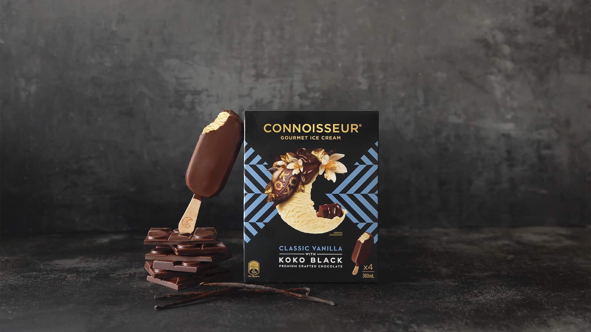 Connoisseur and Koko Black Have Teamed Up for a New Range of Luxurious Ice Cream Sticks