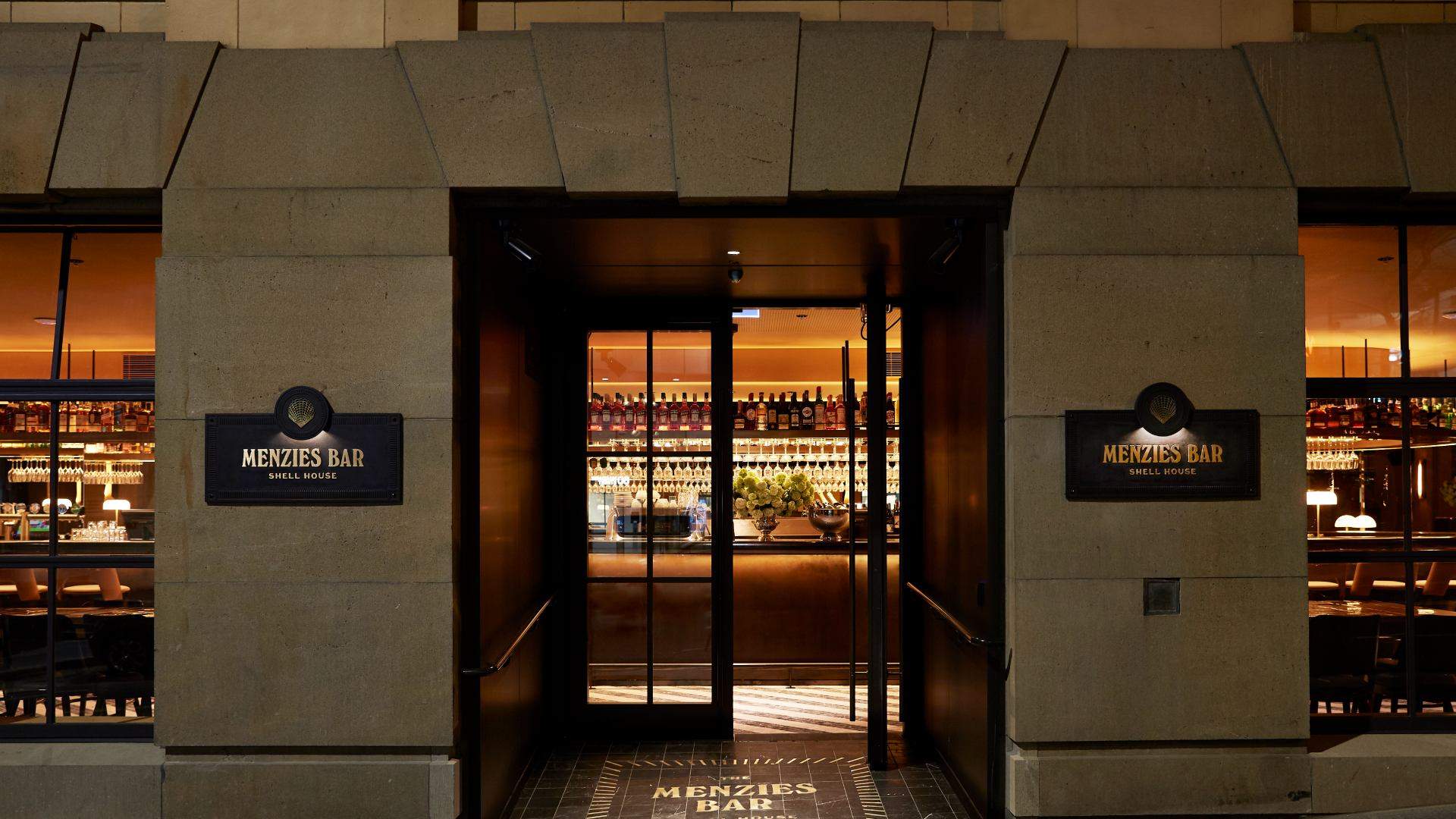 The Menzies Bar Is the First Venue Opening Inside the CBD's Historic Shell House Next Week