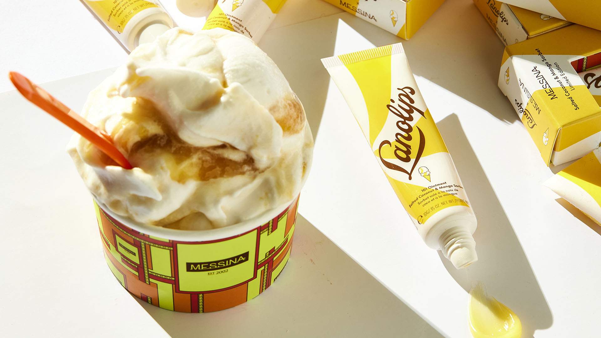 Messina Has Teamed Up with Lanolips So You Can Always Taste Salted Coconut and Mango Sorbet