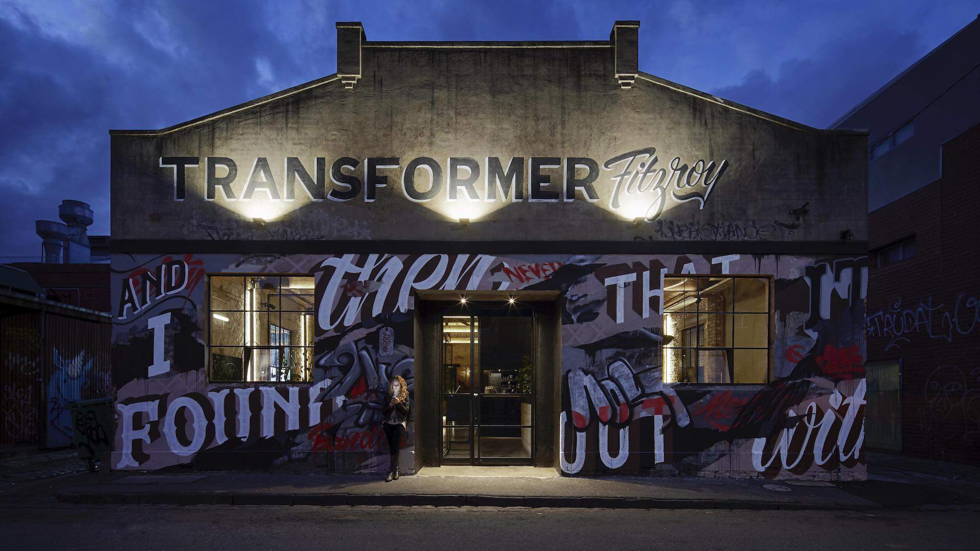 the exterior of Transformer in Fitzroy - a vegetarian restaurant in melbourne