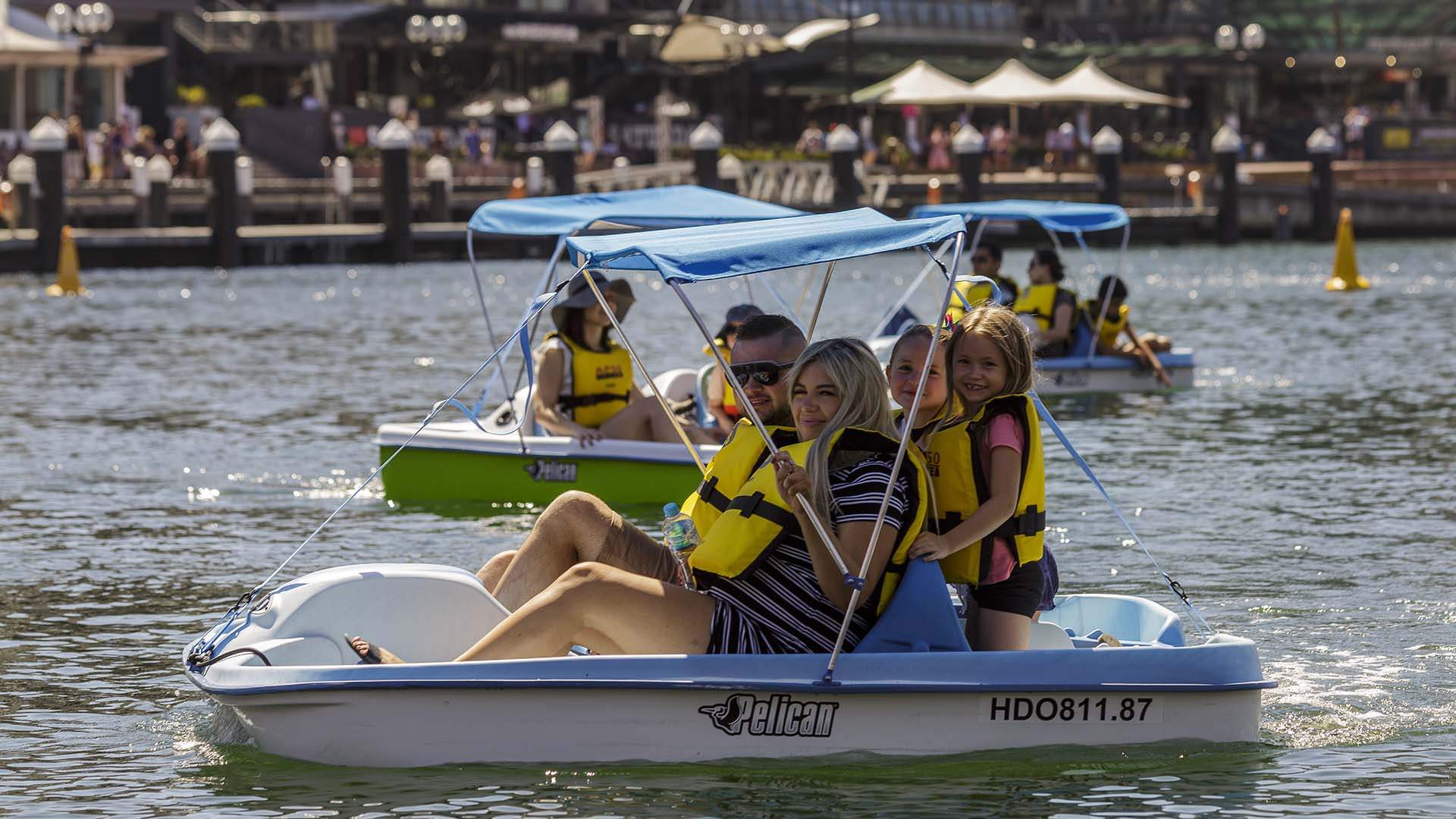 Cockle Bay Wharf Pedal Boats 202122, Sydney