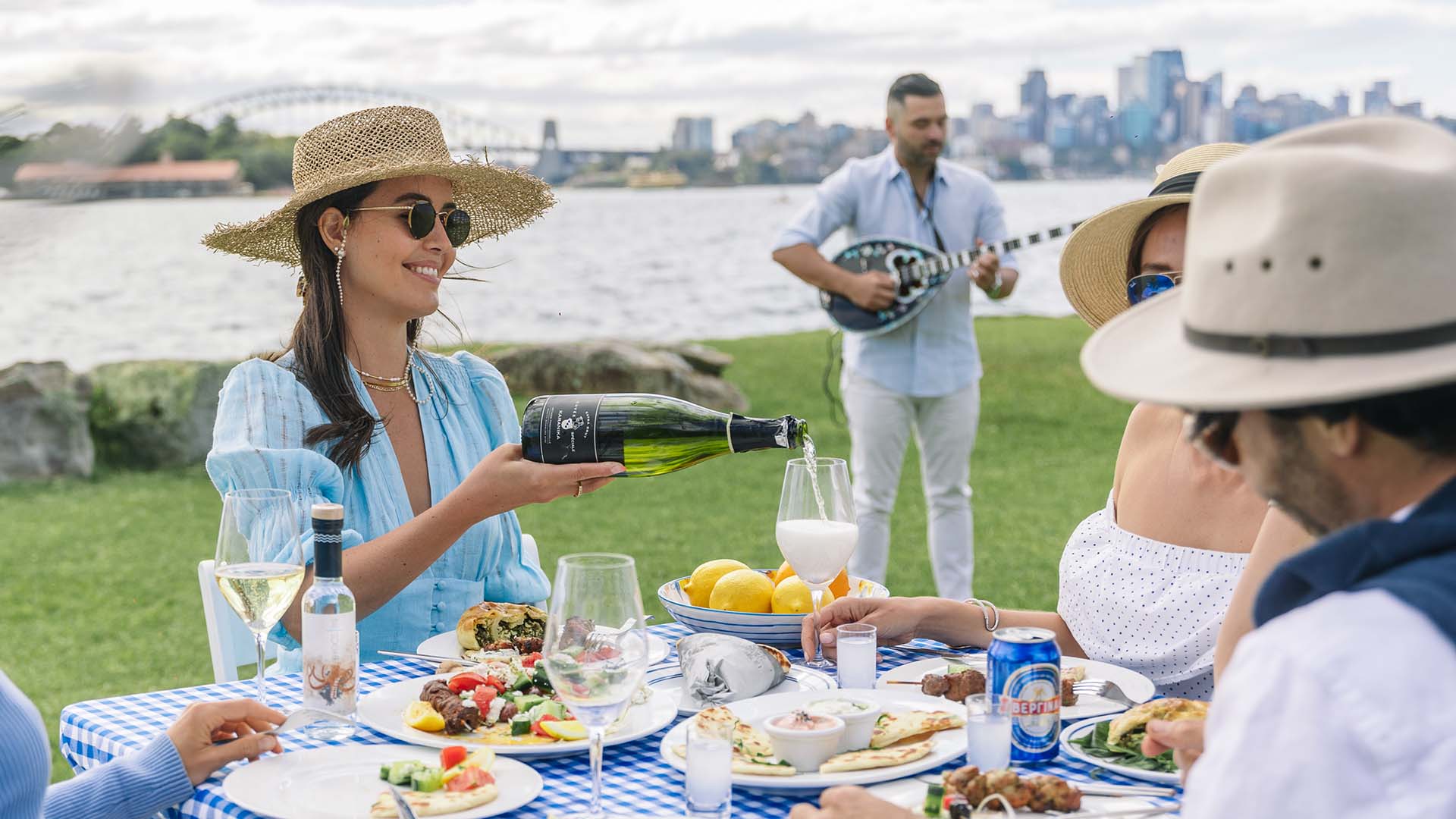 The Wine Island Team Is Hosting a Three-Day Greek Festival on Sydney Harbour's Clark Island