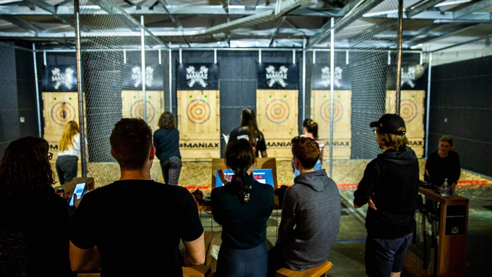 Maniax Is Opening a Second Axe-Throwing Venue in the CBD This Month
